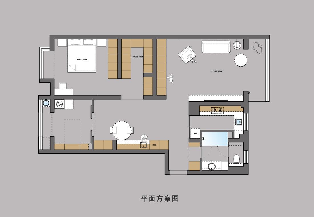 歌林春天小区 155 平大平层设计-9