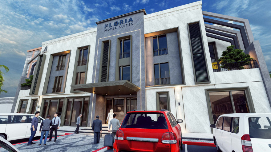 Modern Hotel | Façade Design & Execution Drawings-13