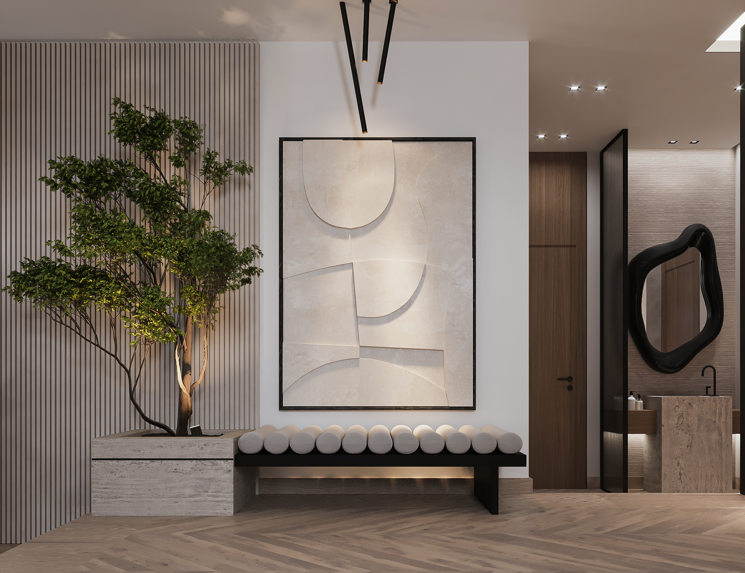 地面别墅（竹子延伸部分）丨DINA NOUR DESIGN STUDIO-7