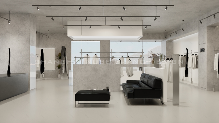 “素阔”男装店工业极简设计丨木村空间设计有限公司-10