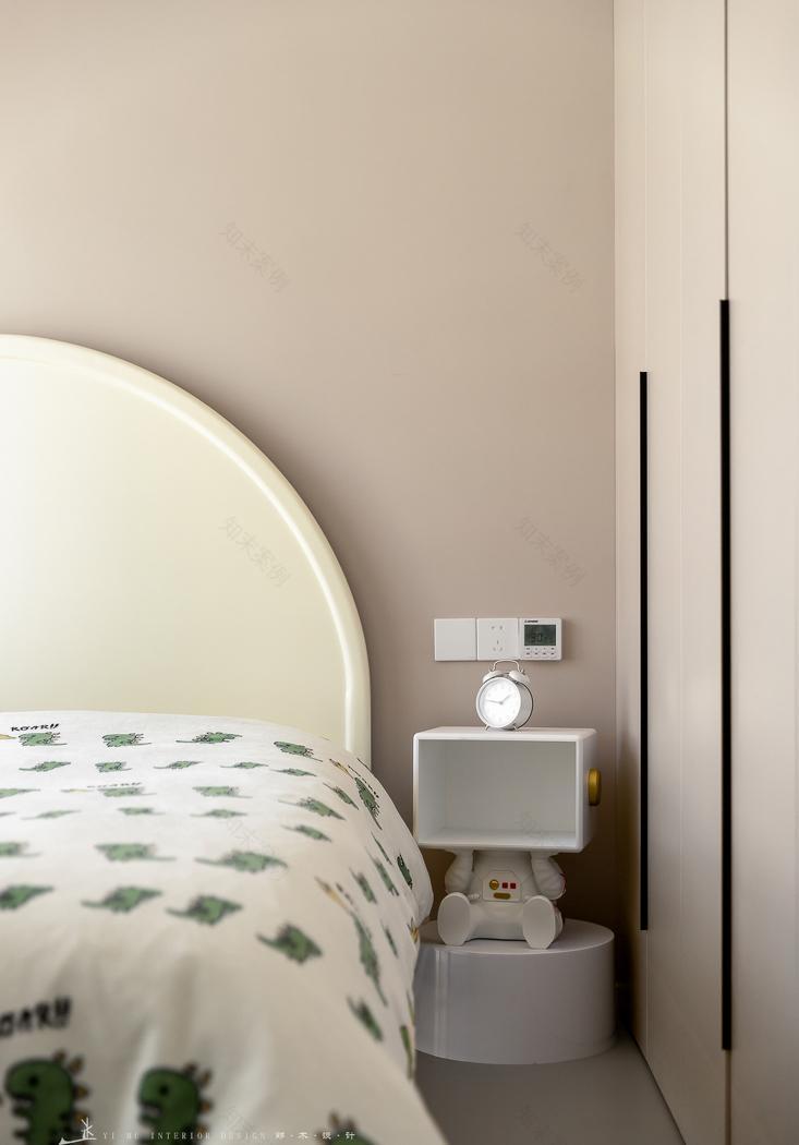 125㎡现代奶油风家居设计-37