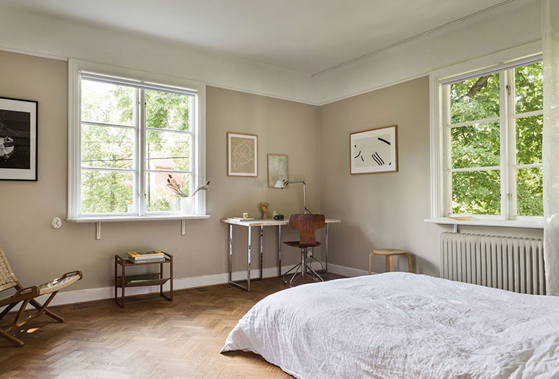 瑞典绿色乡村公寓 | 自然光与气的完美结合-10