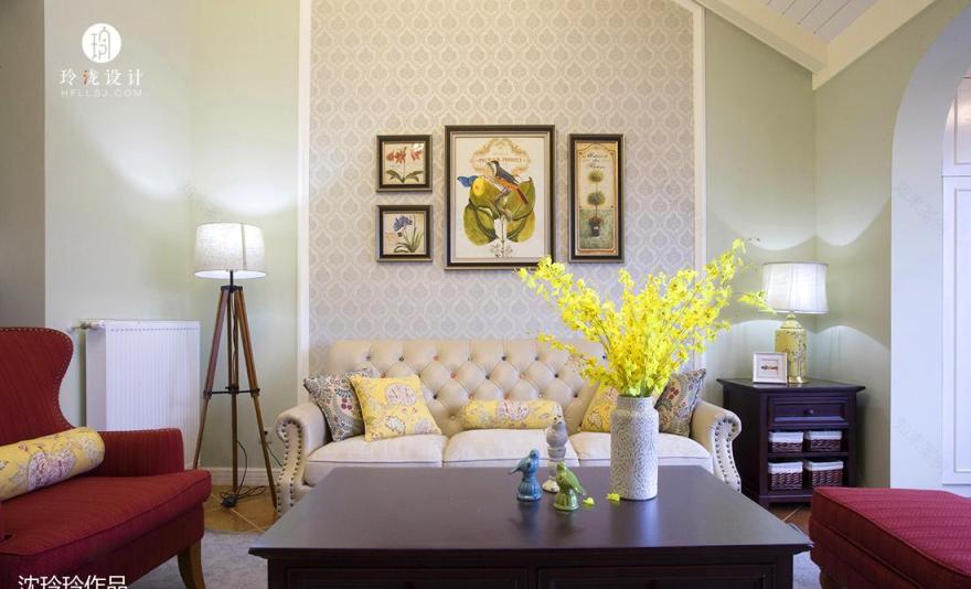 合肥新景花园家居装修设计 | 绿色浪漫,美式木屋-30