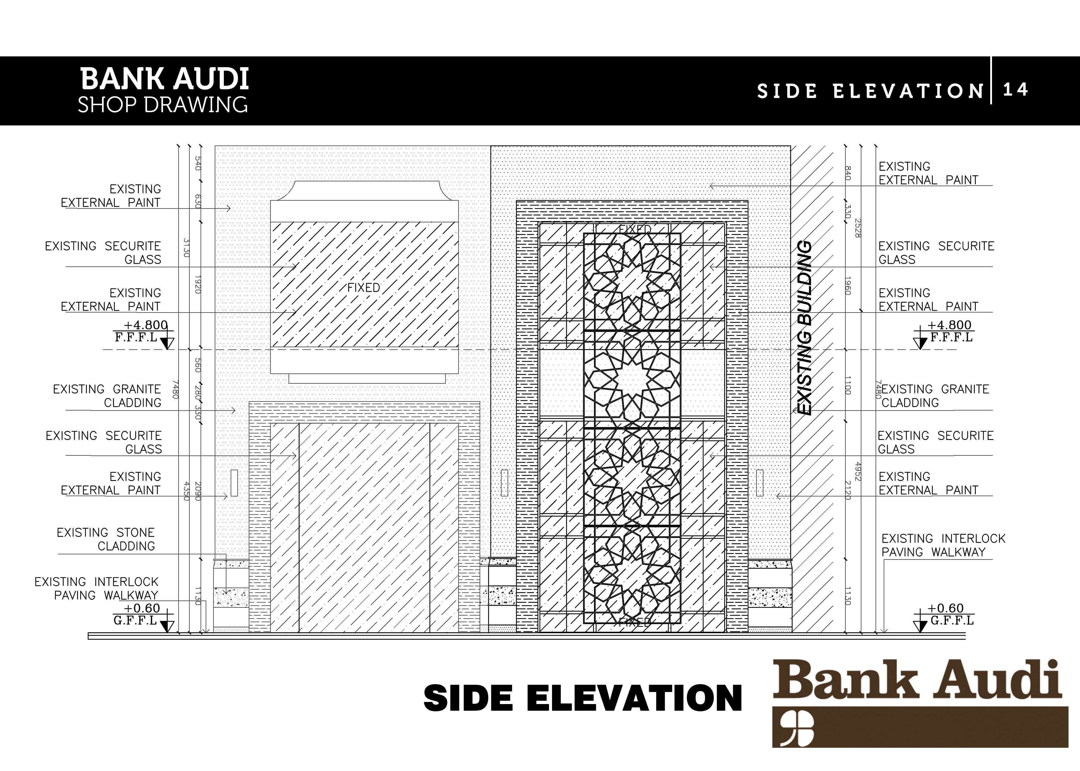 Architecture Shopdrawing Bank Audi-7