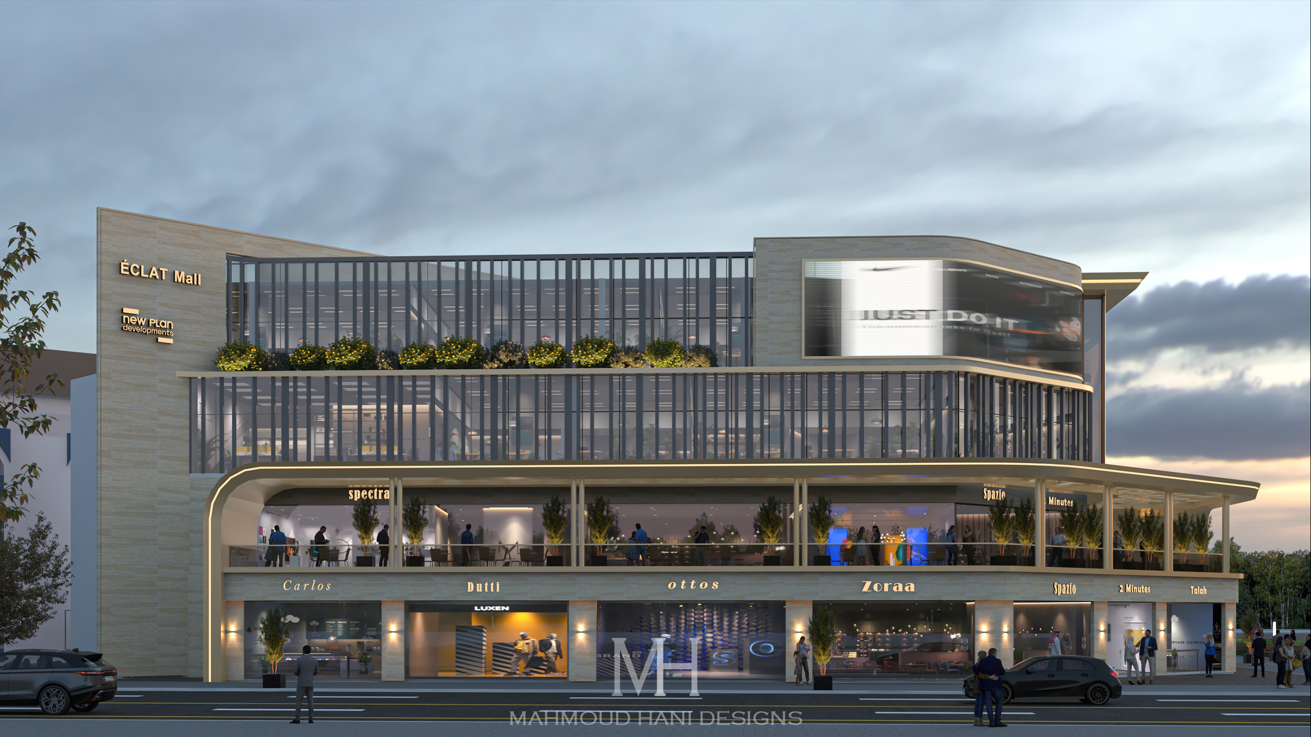 Mall Facade Design - Portsaid-1