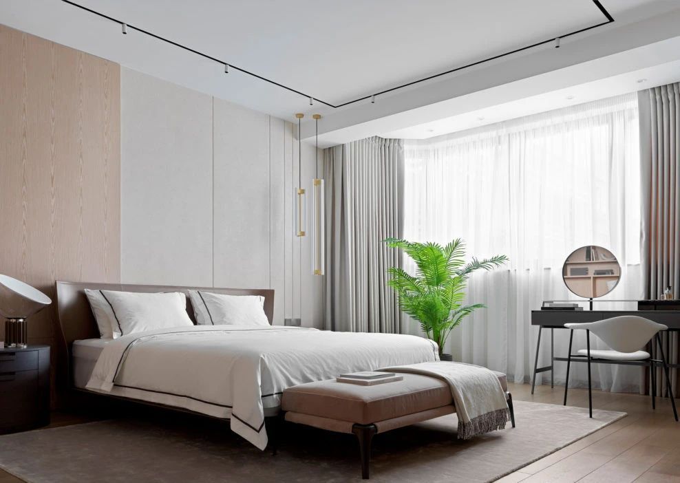 高级灰与木饰面的男性气质公寓丨Yana Demidovich-17