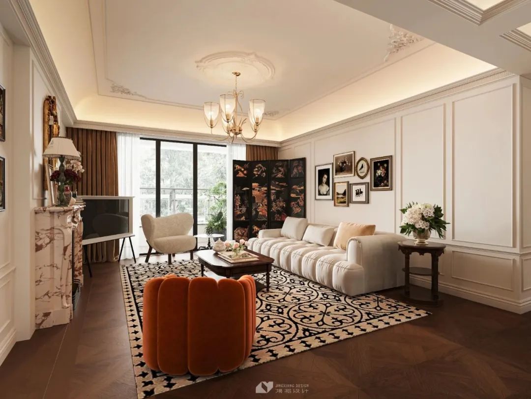 深圳金地翠堤湾法式复古住宅设计丨中国深圳丨深圳境相设计-13