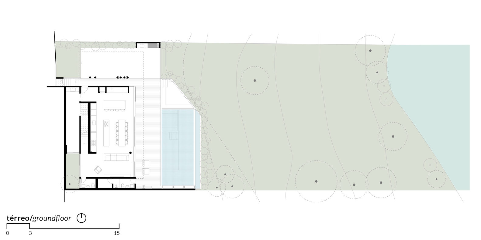 伊瓜苏河畔的绿色住宅-34