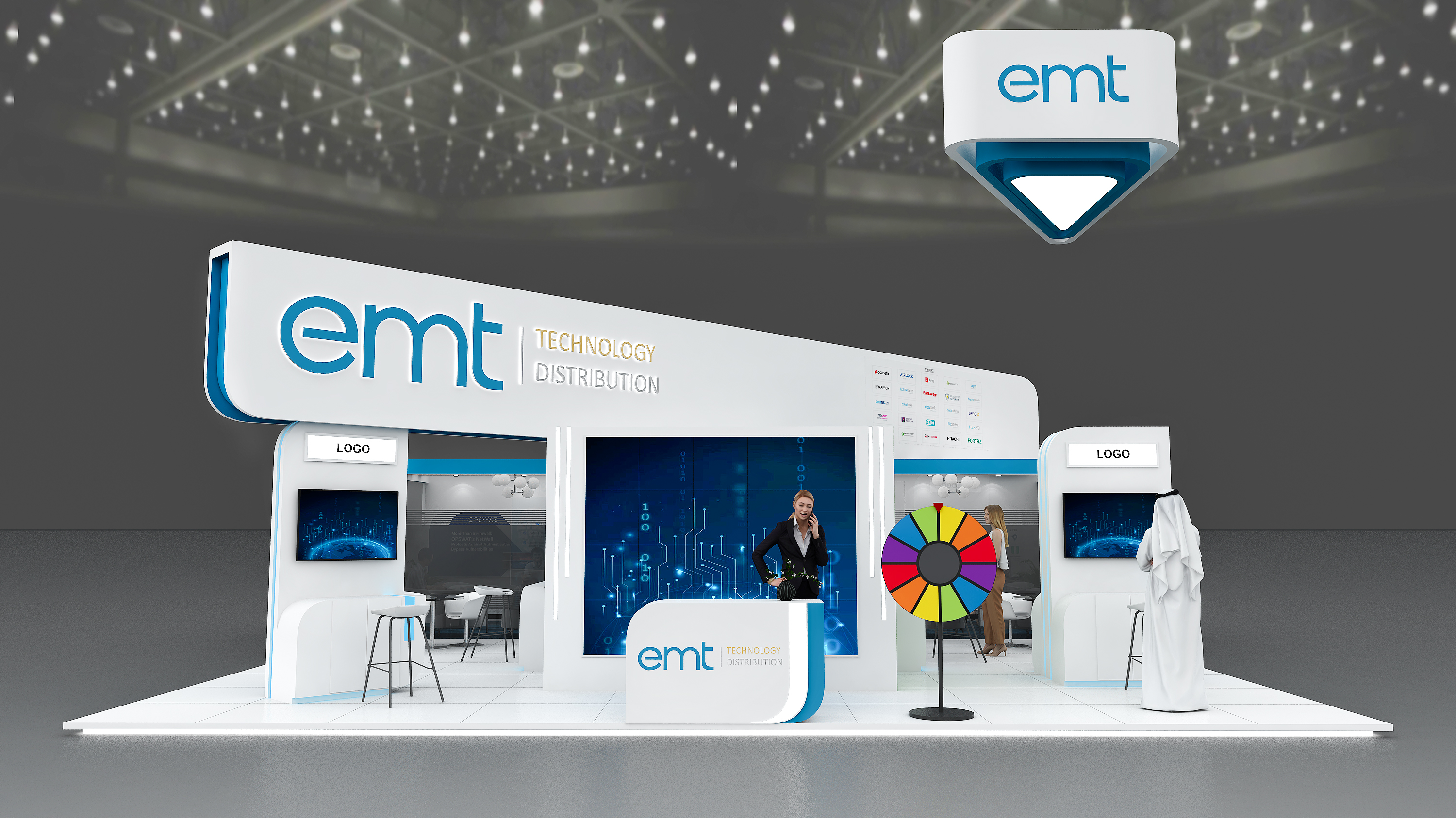 Design concept for exhibition stand - EMT-0
