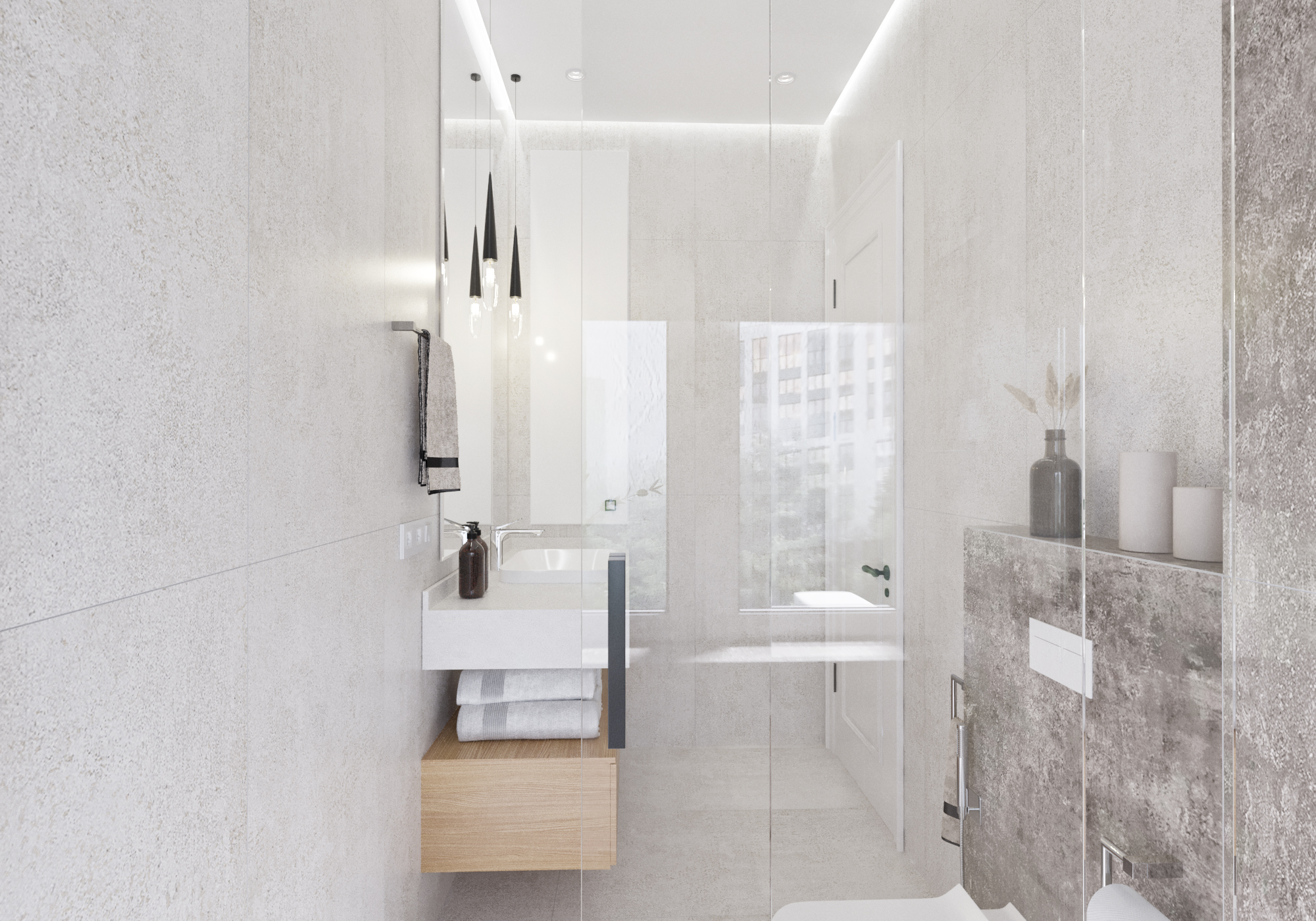 Apartment design 113m2 + Terrace 20m2. Tashkent-23