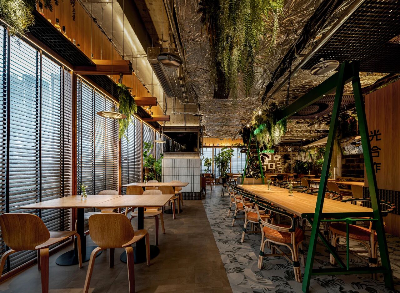 OPEN O2 光合作用餐厅丨中国和平丨甲板设计-26