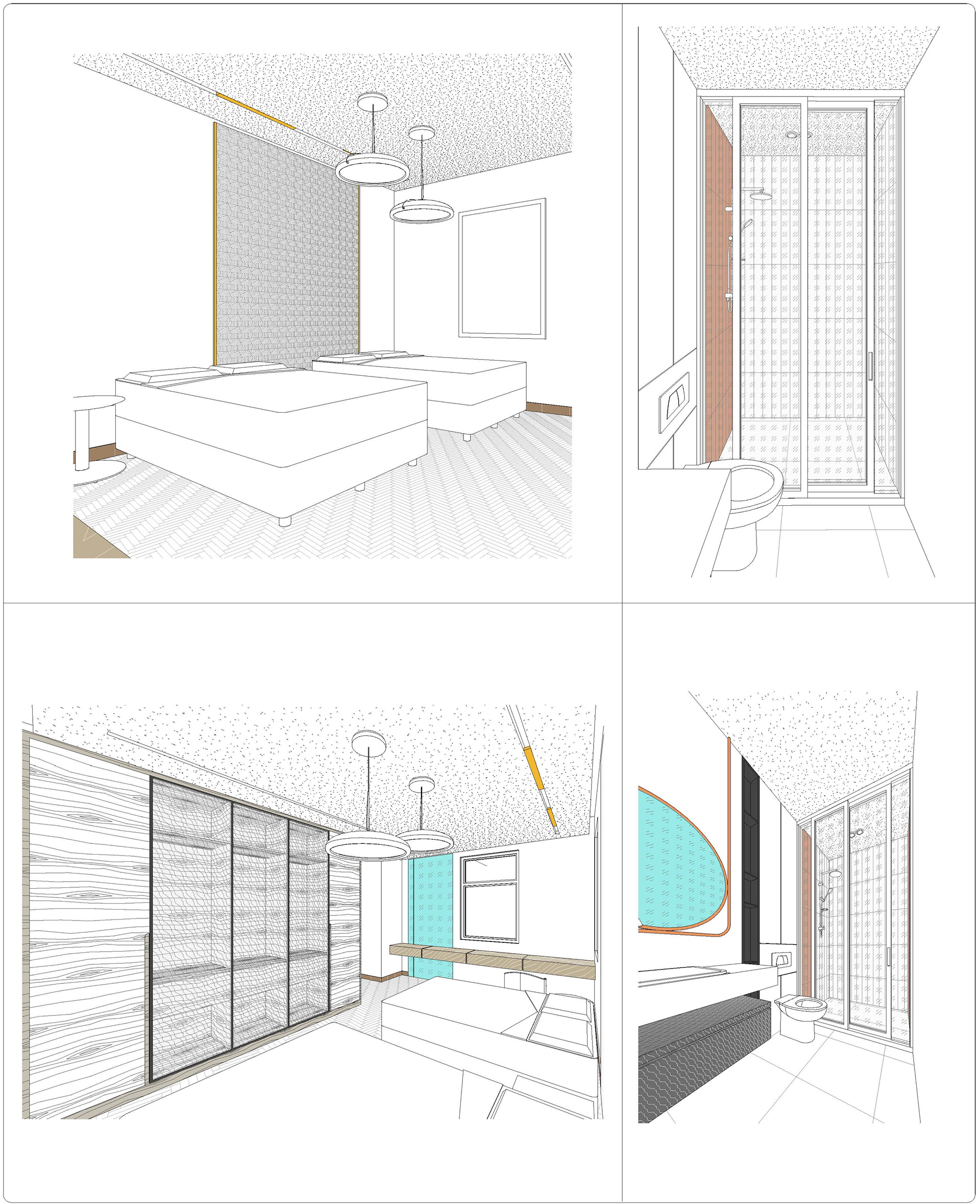 S·M 住宅室内套餐丨沙特阿拉伯丨Bariq Consultants-33