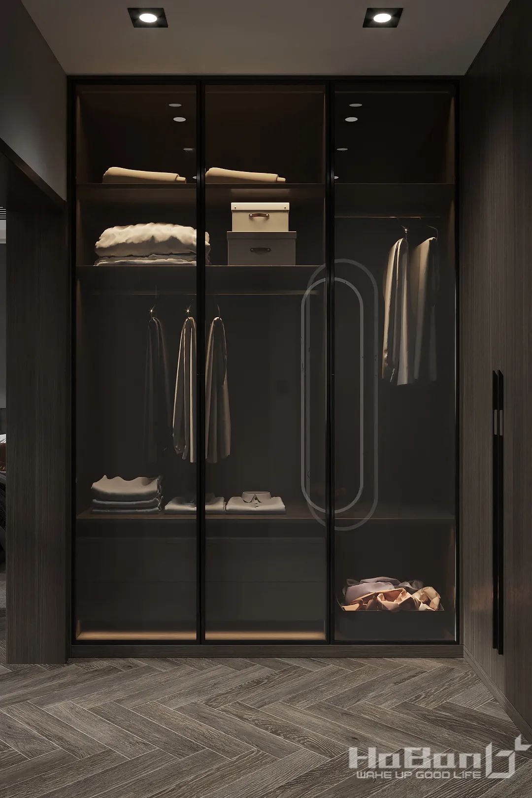 城南名著 127㎡现代黑白空间，藏家的精致生活-31