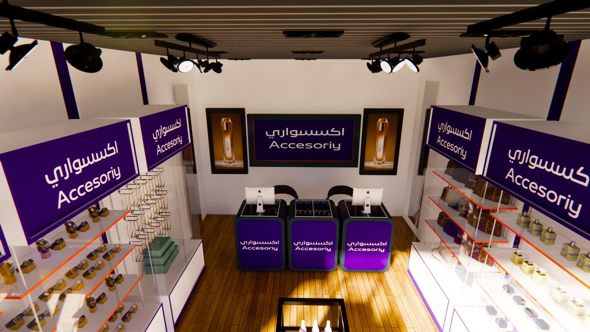 تصميم محل اكسسوارات نسائية بالسعوديه-4