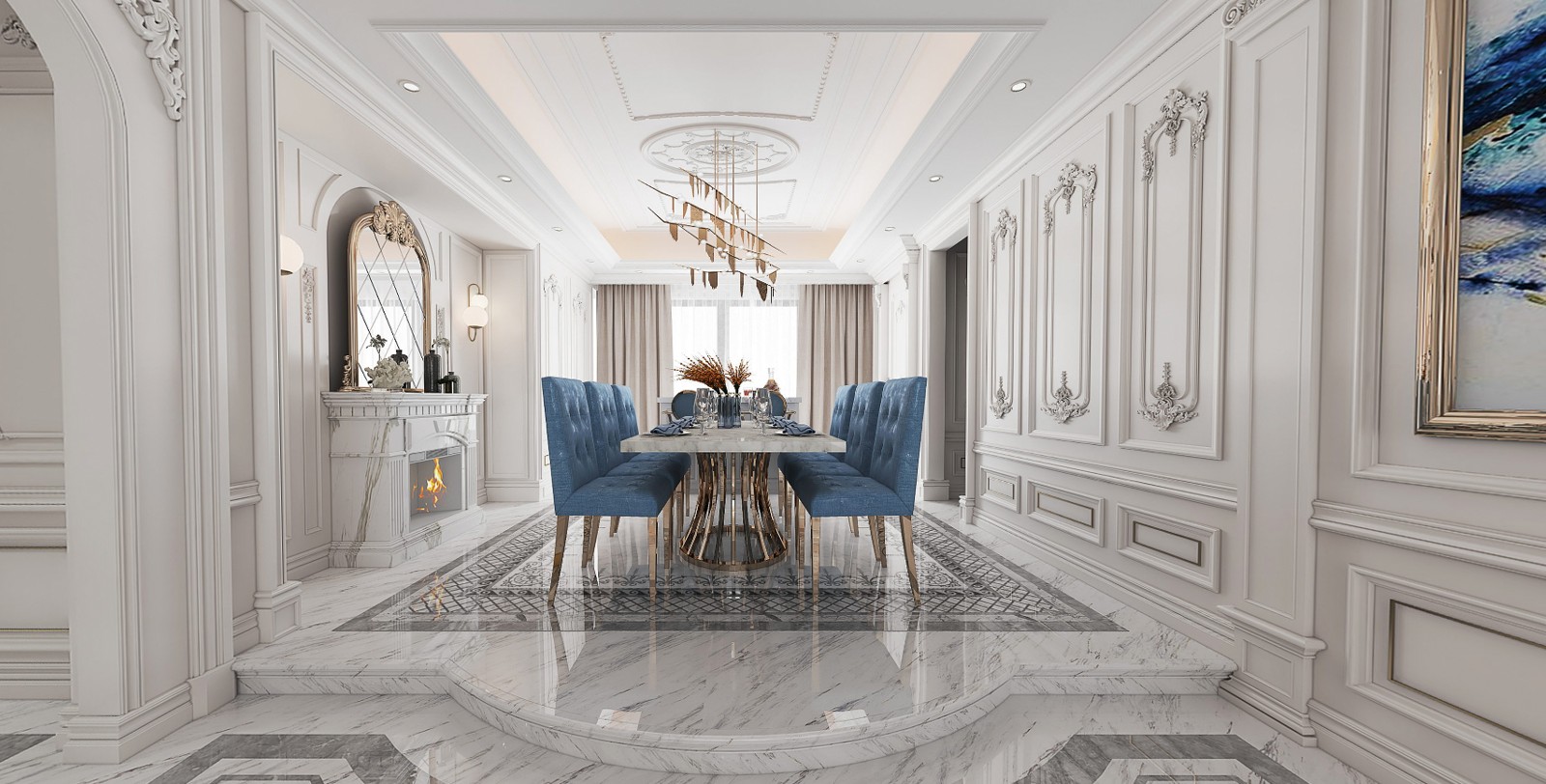 法式轻奢，浪漫精致的温暖空间-6