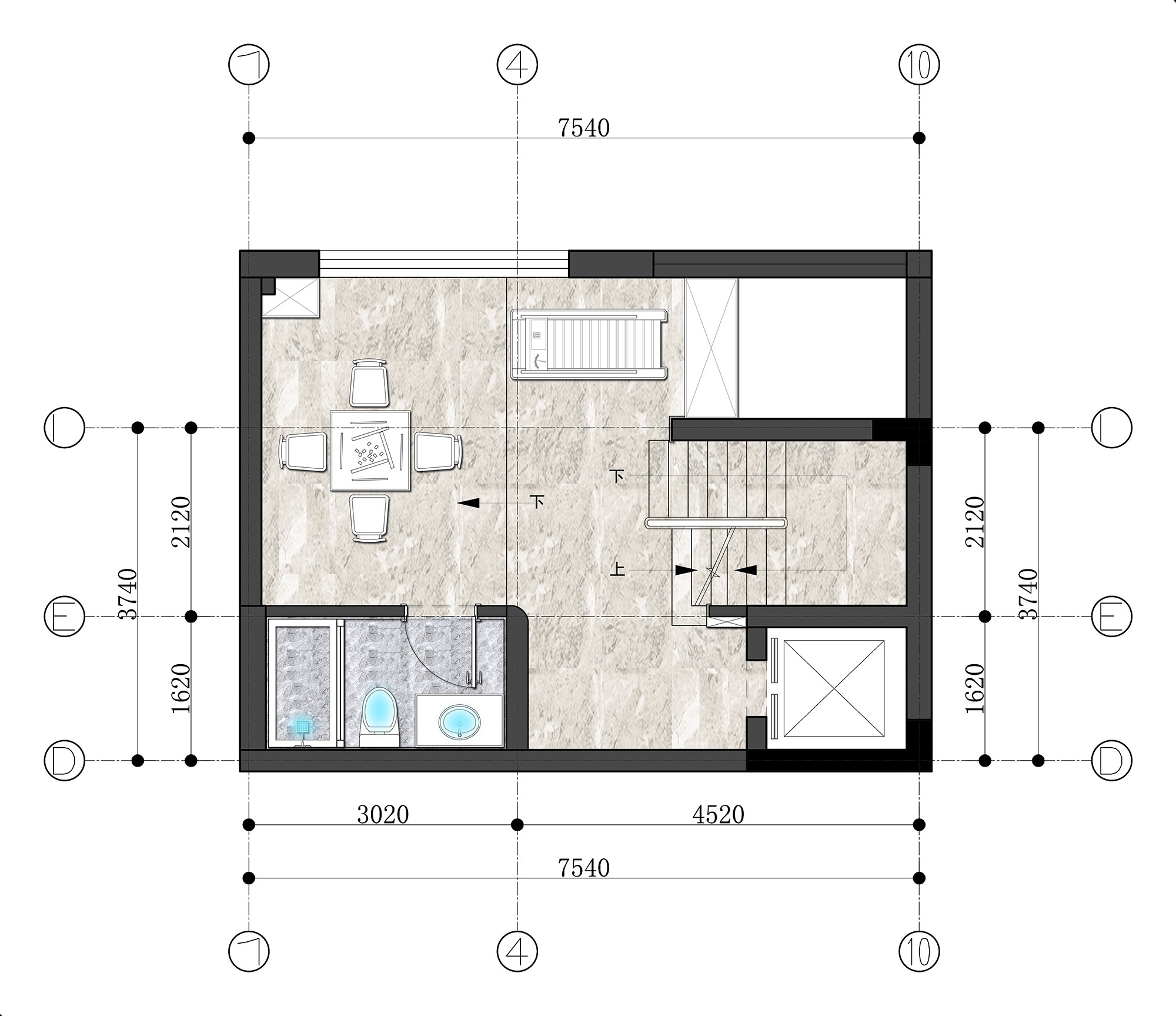 摩登时尚别墅设计丨中国丨拓美空间设计-46