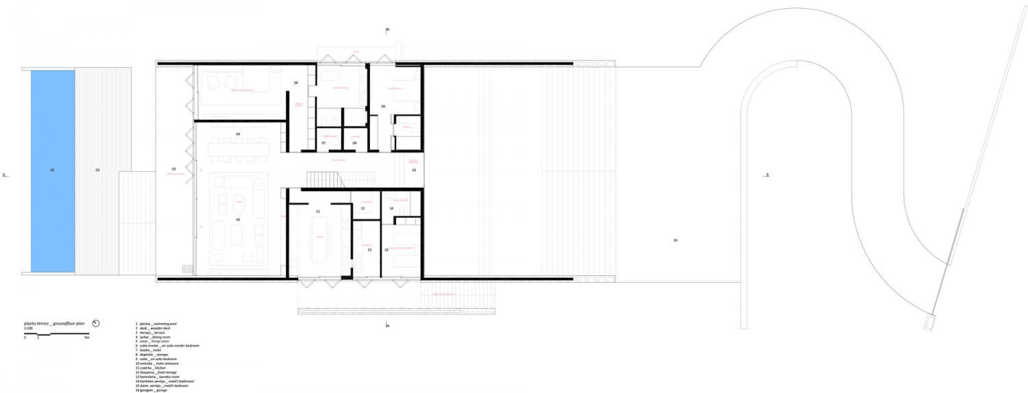 智利罗卡斯别墅 | 石头盒子中的宁静海景-69