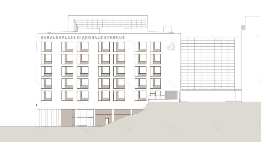 挪威 Haraldsplass 医院 | 开放式病房设计,融入自然景观-34
