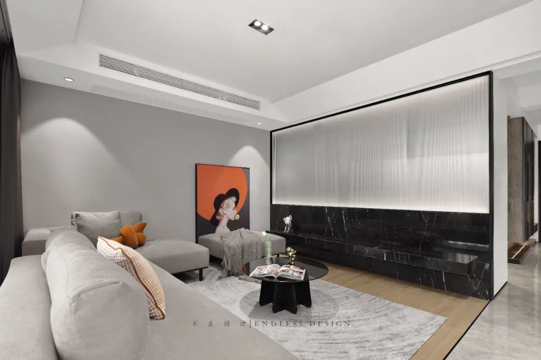 苏州吴江天铂华庭极简黑白灰空间设计丨中国苏州丨不止设计-11