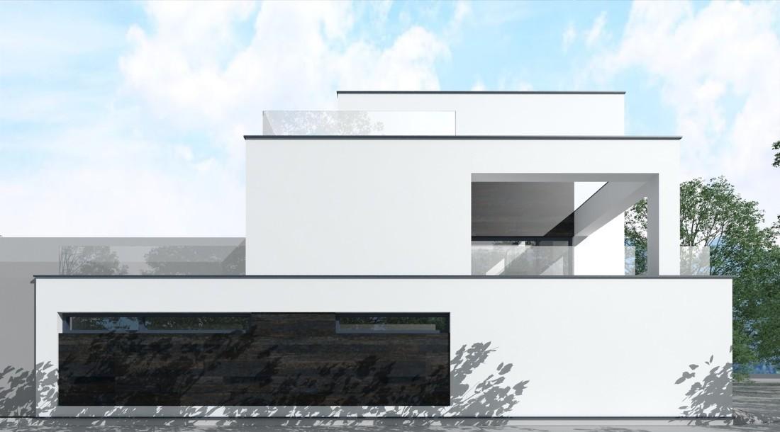 现代黑白极简别墅设计，自建房的优质选择-0