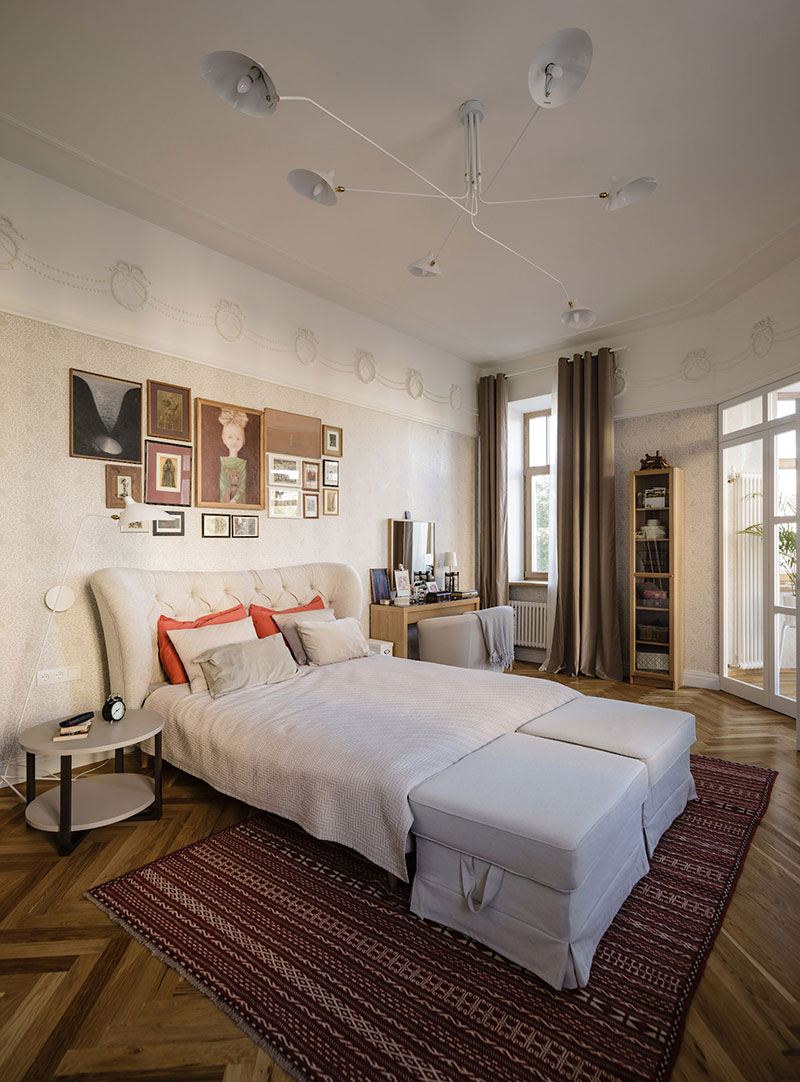 圣彼得堡历史建筑中的精美公寓改造-11