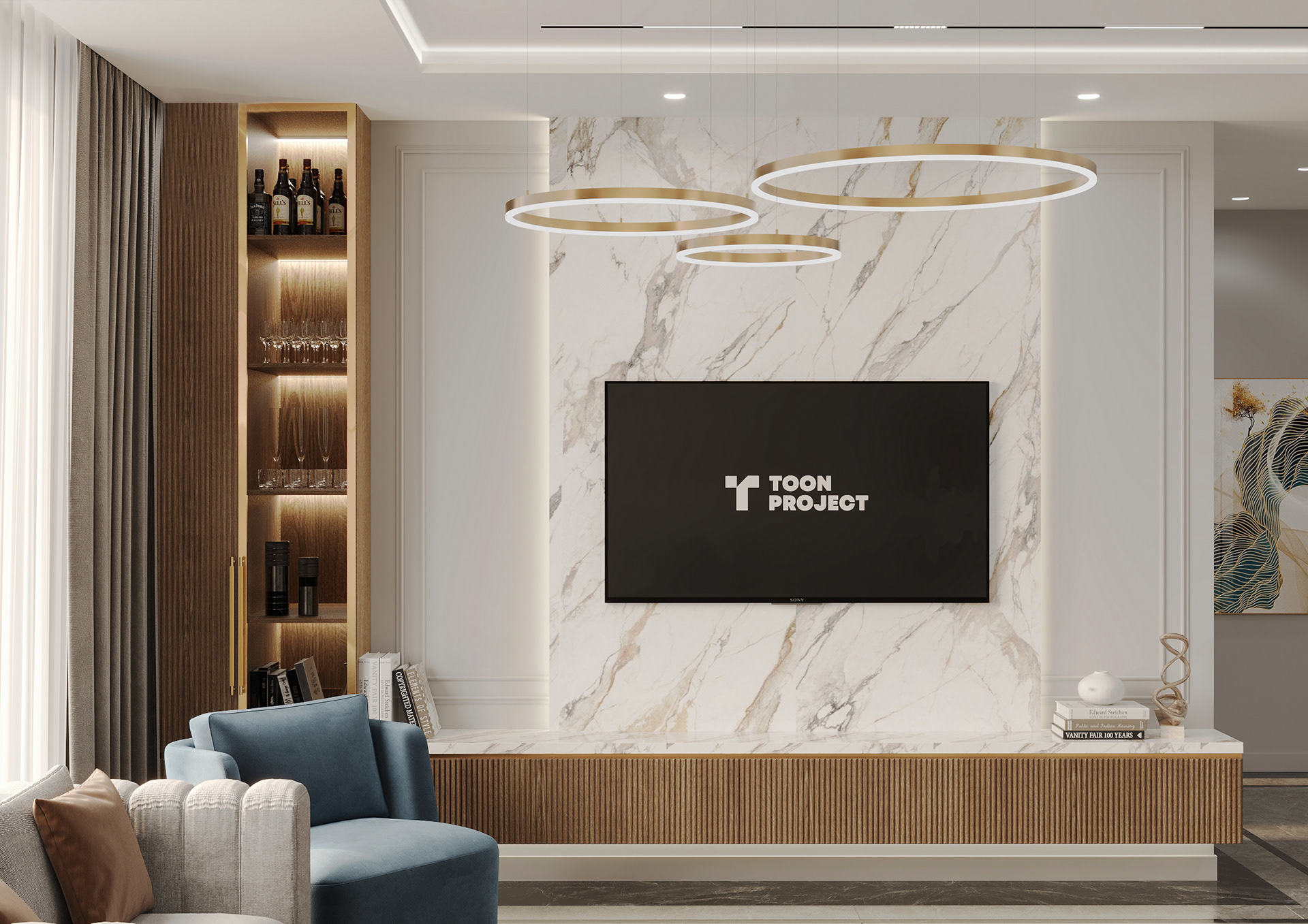 新古典私人住宅室内设计丨亚美尼亚丨Nelly Manukian,toon.project-13