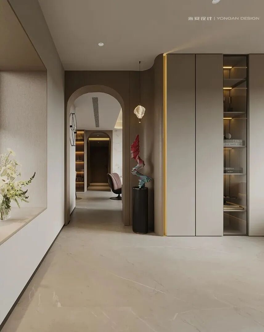 永安新作丨博林君瑞130㎡【典雅轻奢中的空间多重奏】-8