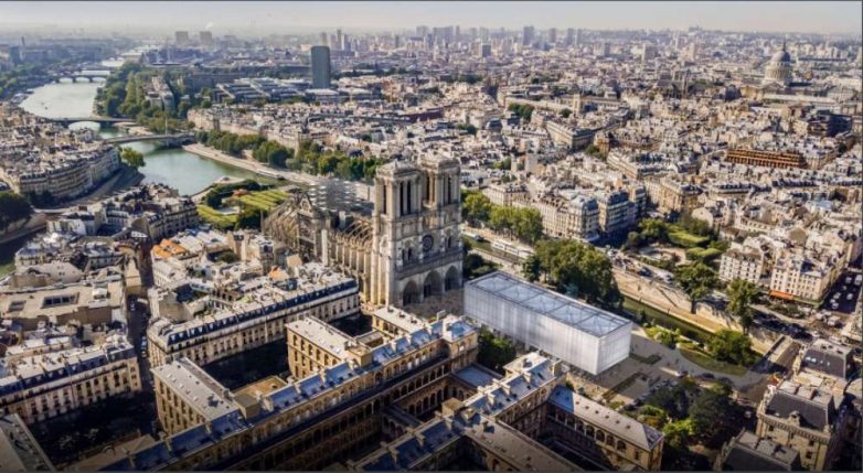 炭化木与透明面板亭子丨法国巴黎丨Gensler-24