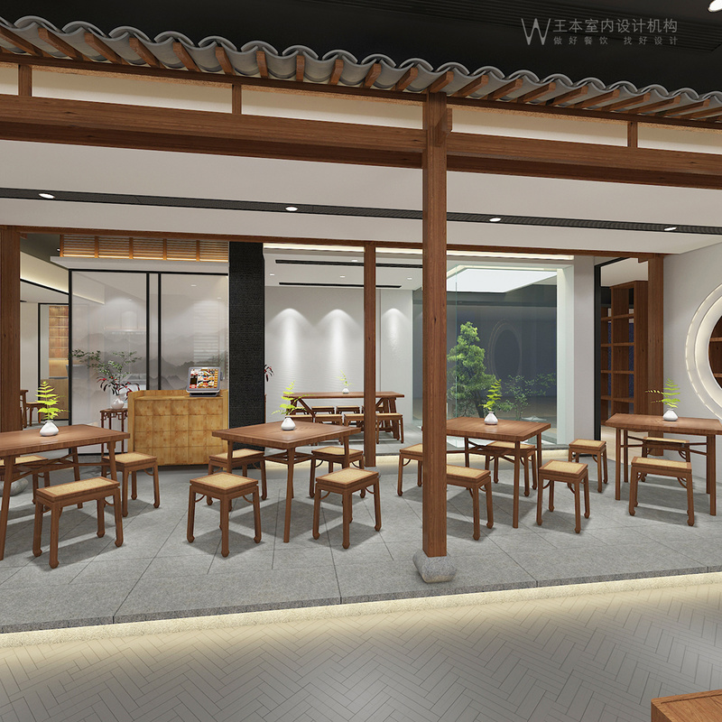 苏式面馆新中式设计丨中国南京丨万中设计王本餐饮空间设计机构-21