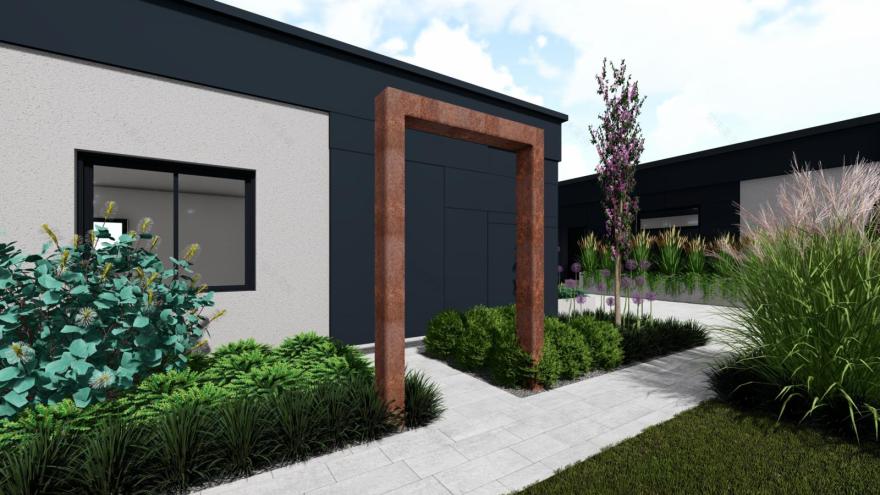 小房子旁的简约花园丨波兰丨Ewa Kloc(景观建筑师)-4