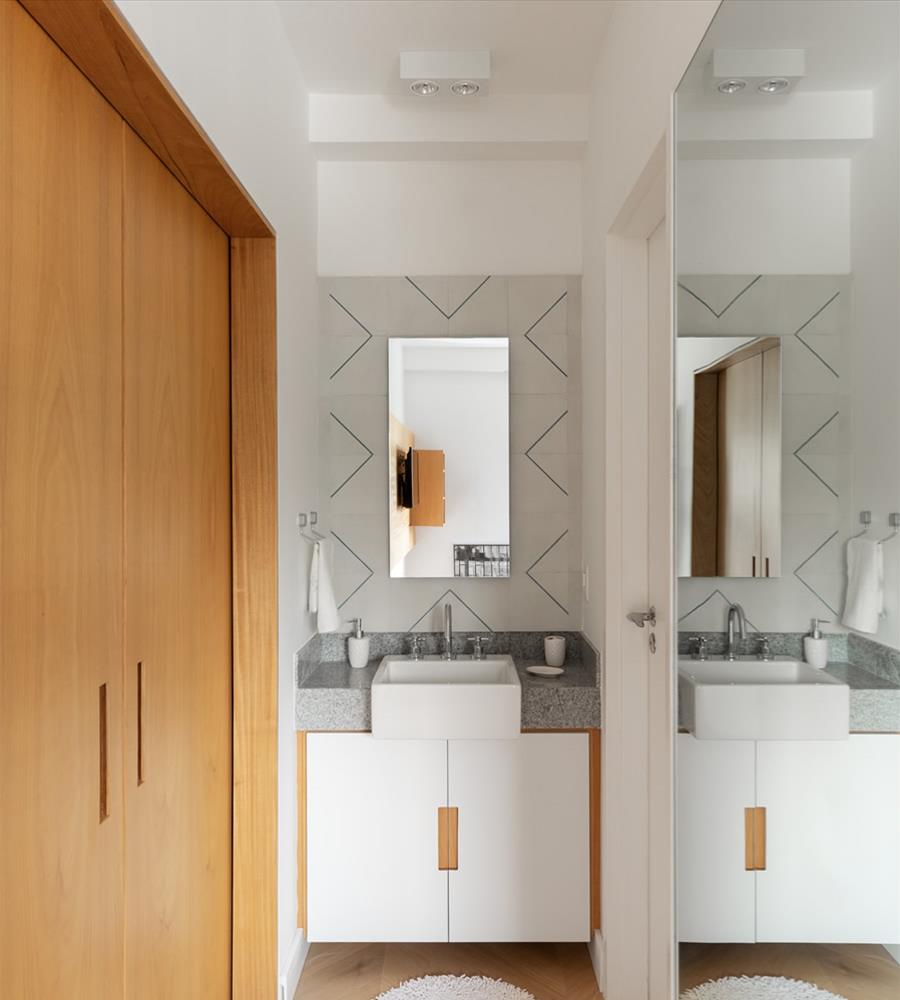 巴西 SP 公寓 | 极简线条与色彩的完美融合-11