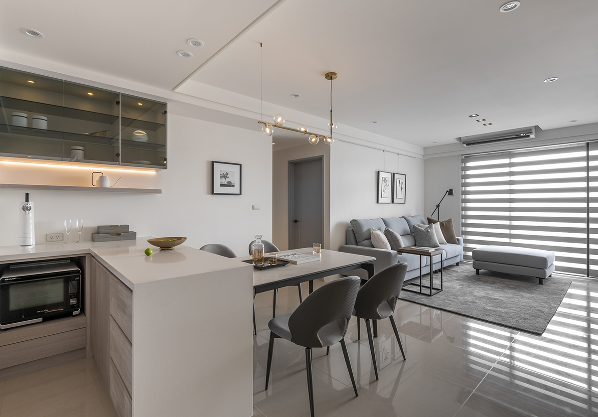 家装设计案例鉴赏——简约温馨时光三代同堂现代美式宅-9