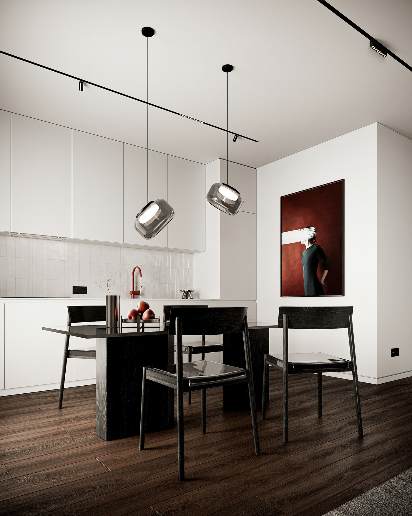 纯净黑白，简约空间设计！-5