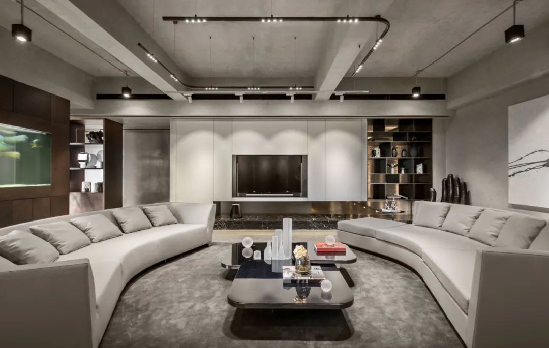 深圳福田区 1000㎡顶级奢华会所设计 | 低调优雅的高级灰空间-3