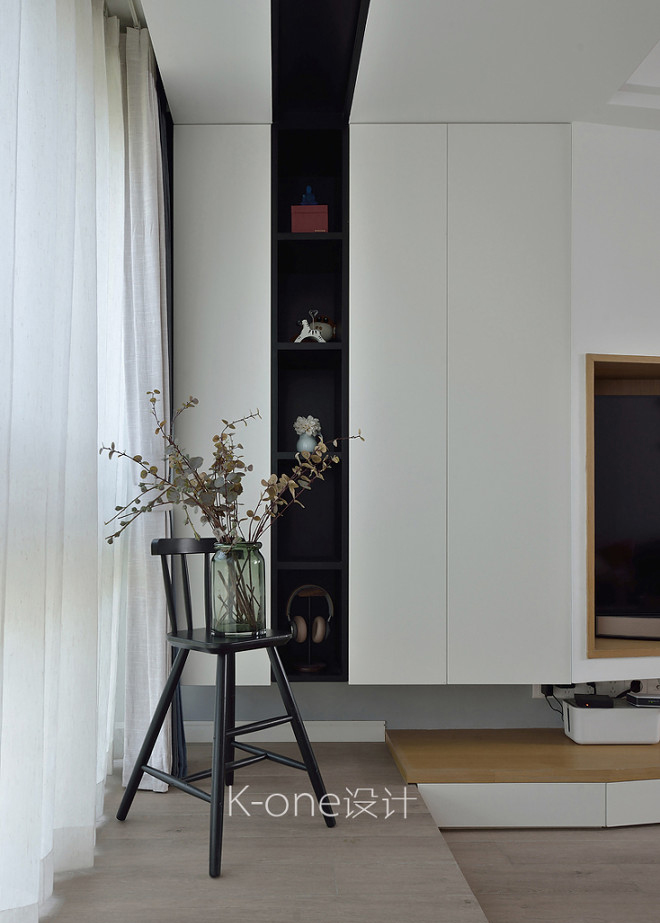 治愈·函数——130㎡治愈系北欧风住宅  k one设计-4