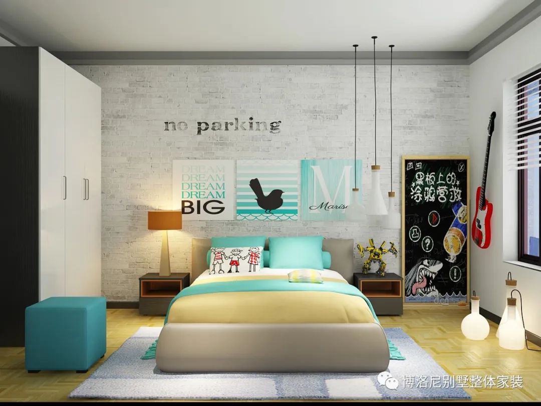 儿童房设计 | 安全环保,助力成长,为孩子的未来保驾护航-67