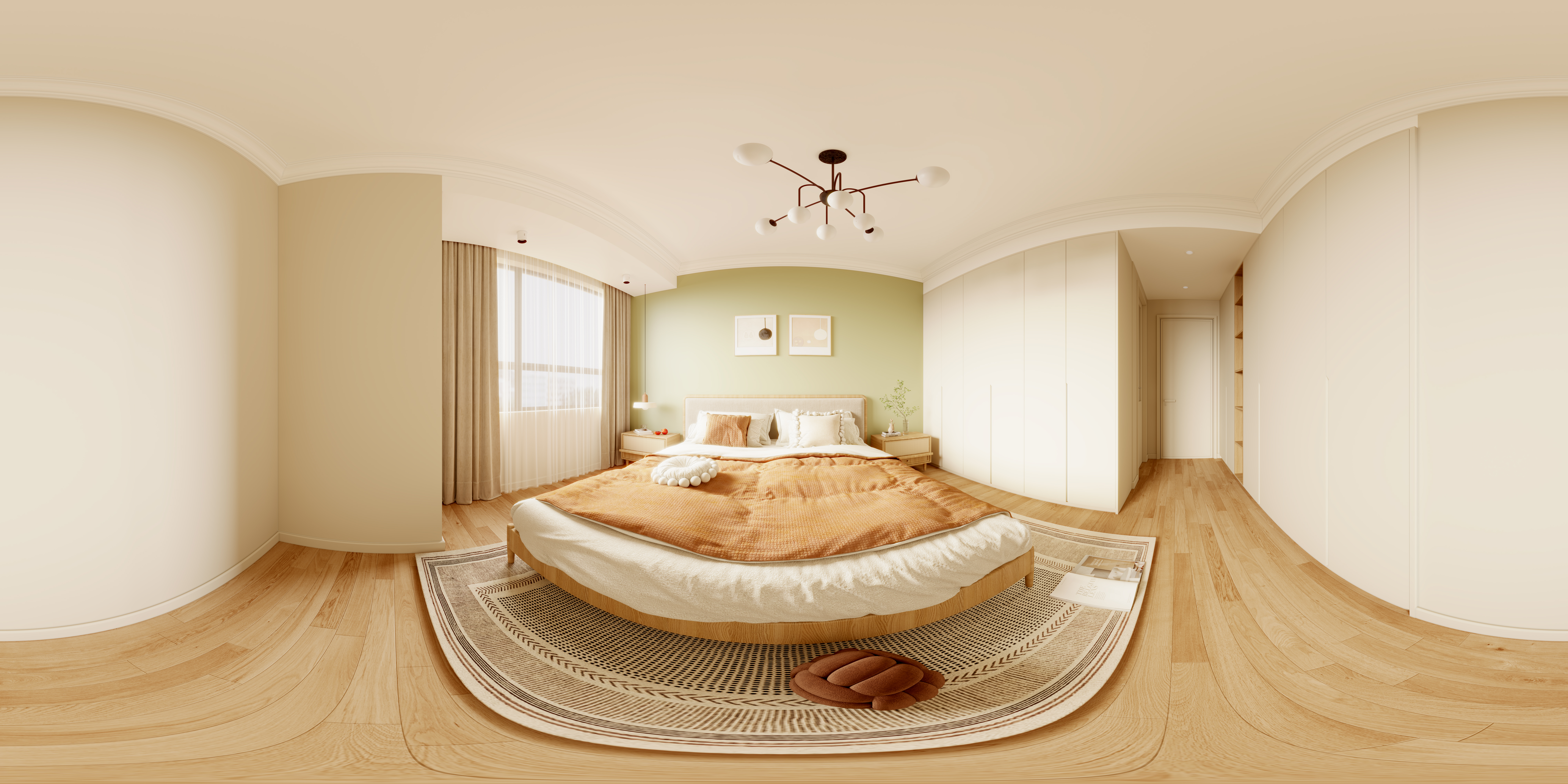 暖色原木风空间-10