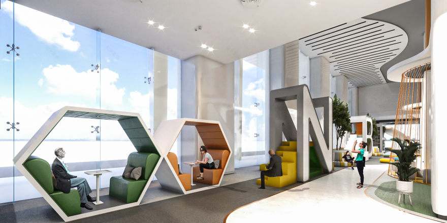 NBE 银行室内创新设计丨埃及开罗丨Diaa Consultant-21