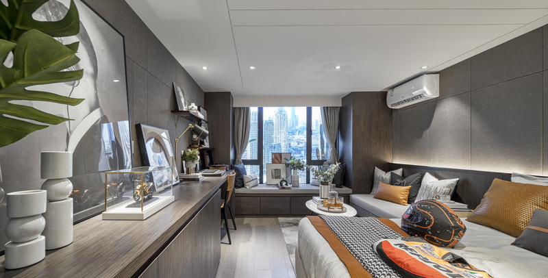 长沙星沙新城悦隽Loft样板房 | 现代简约风格下的年轻生活空间-13