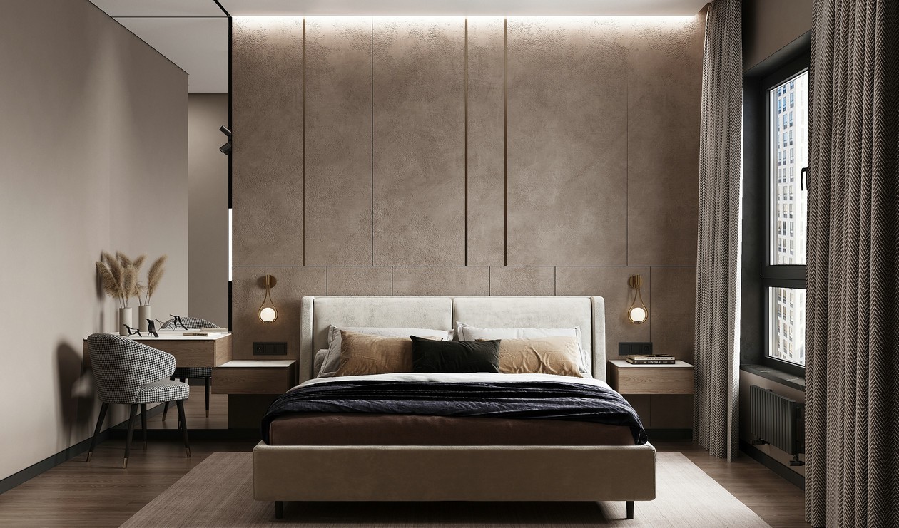 93㎡ 优雅、耐看、灰色系公寓-9