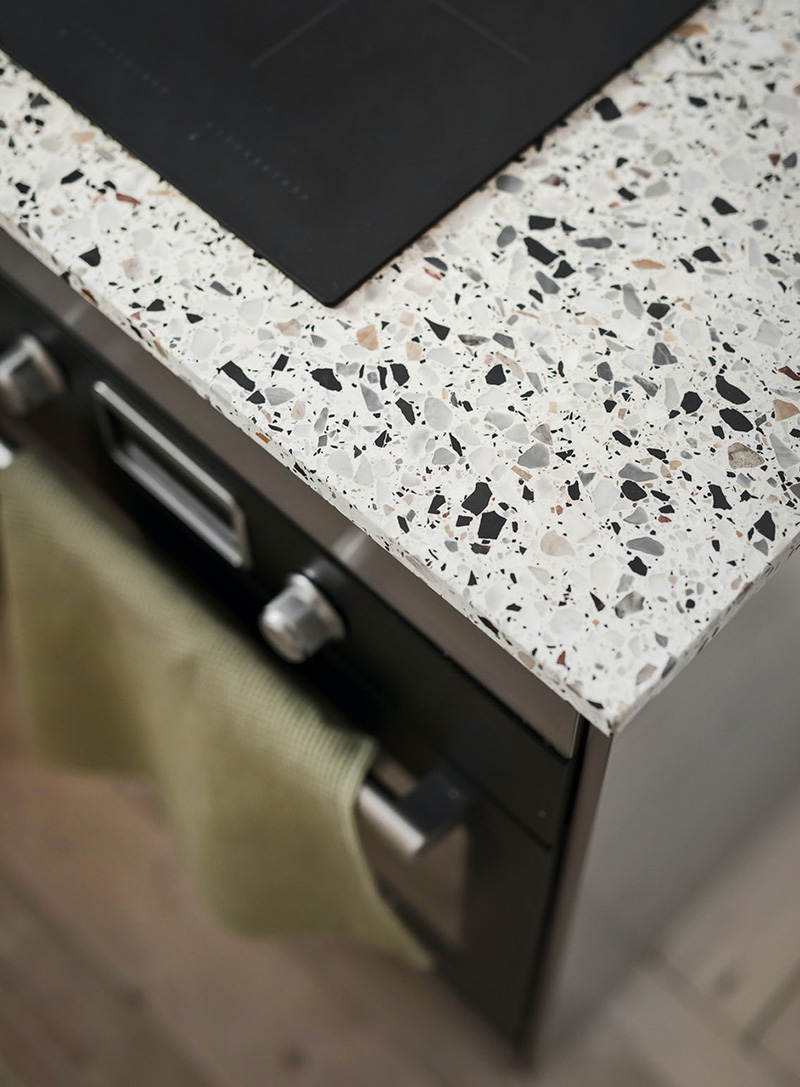 瑞典粉色小厨房公寓-5