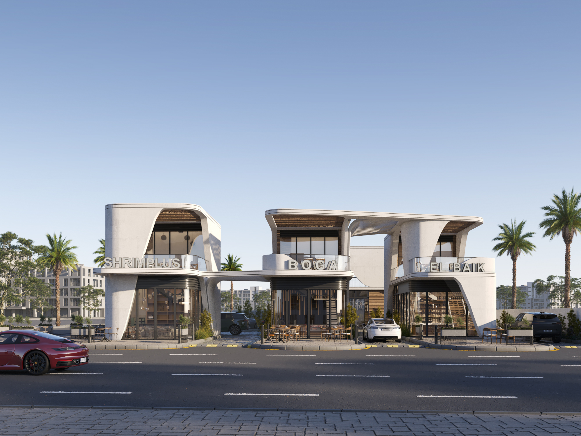 2025·极速快餐得来速餐厅（注：得来速是Drive Thru常见固定翻译，代表一种汽车餐厅服务模式；Turbo Bites直译为极速快餐，结合语境理解应为餐厅名称或类型） 丨沙特阿拉伯利雅得丨SHI studio-3