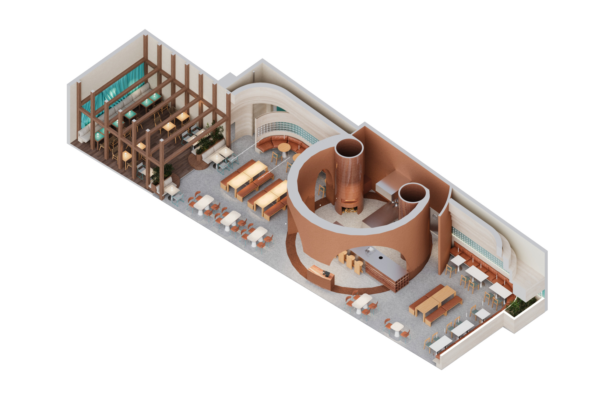 布鲁披萨店丨阿联酋阿布扎比丨Kidz Studio-13