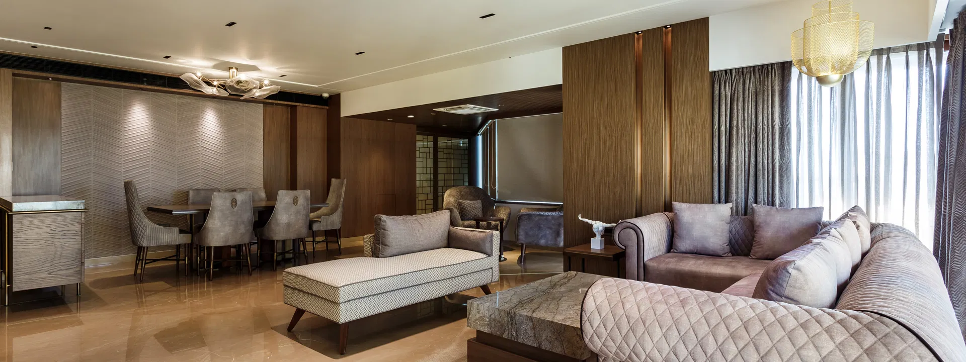 普贾复式住宅·室内设计丨叙利亚德拉丨Sumessh Menon Associates-12