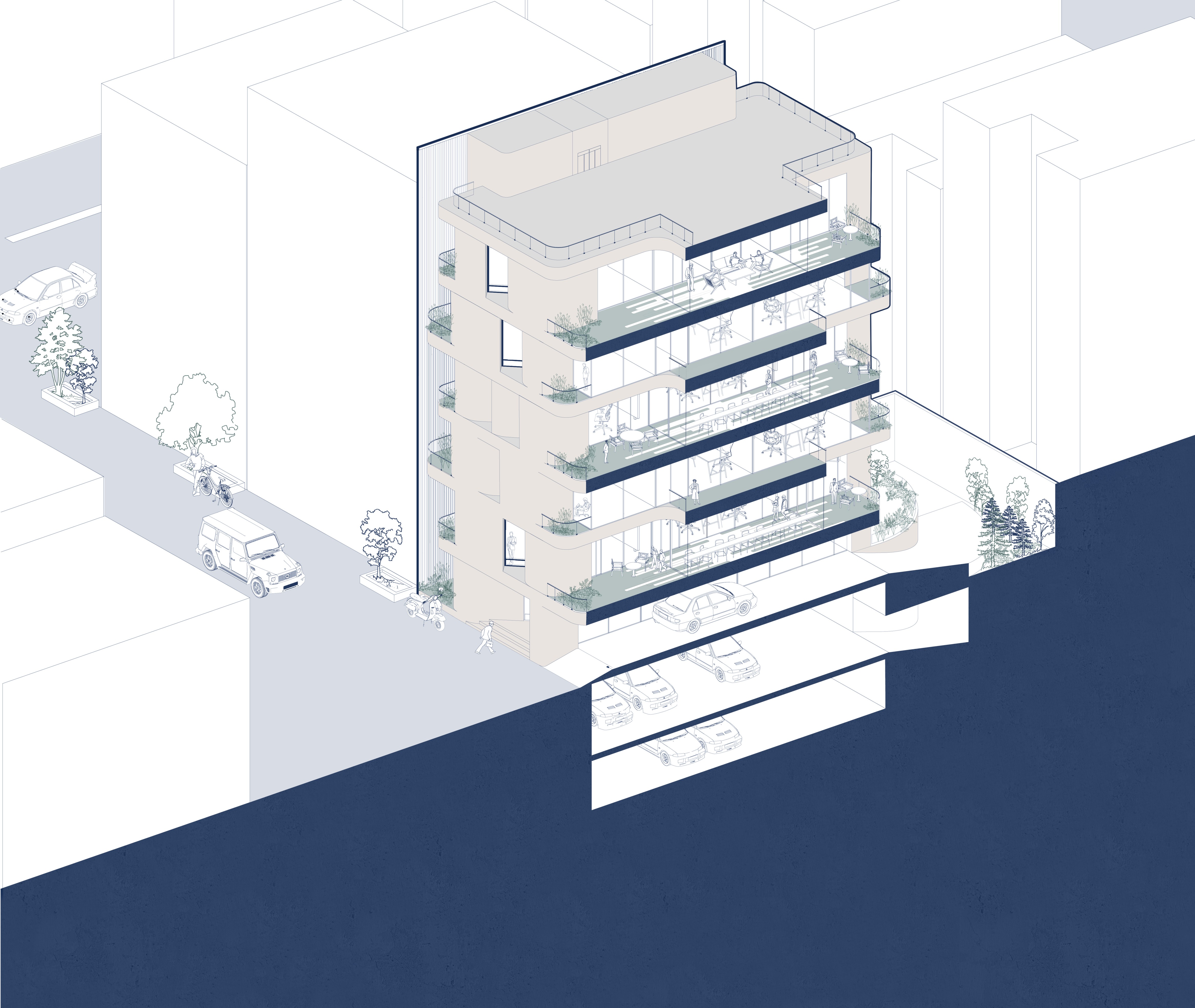 利帕克办公室丨kalbod design studio-28