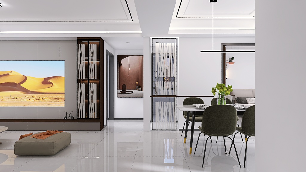 客餐厅局部效果展示-0