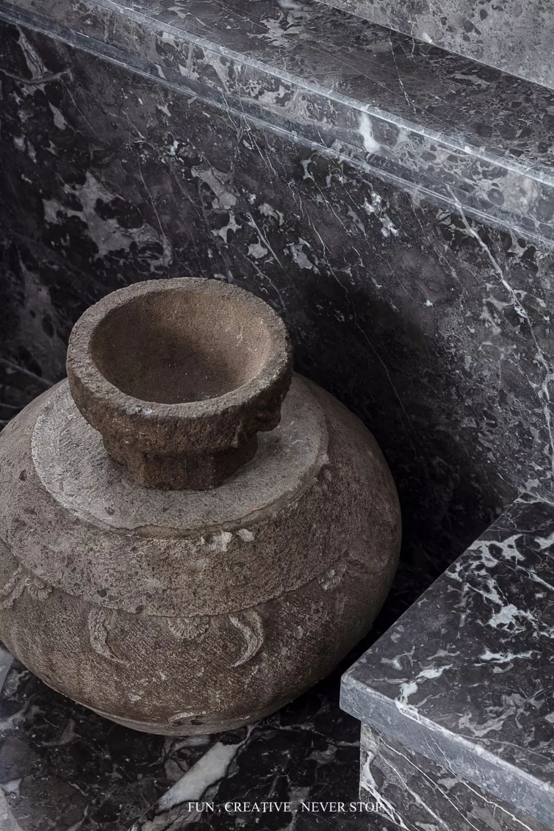 绍兴翡翠园 400㎡中式空间,古韵石韵共融,打造品质生活-13