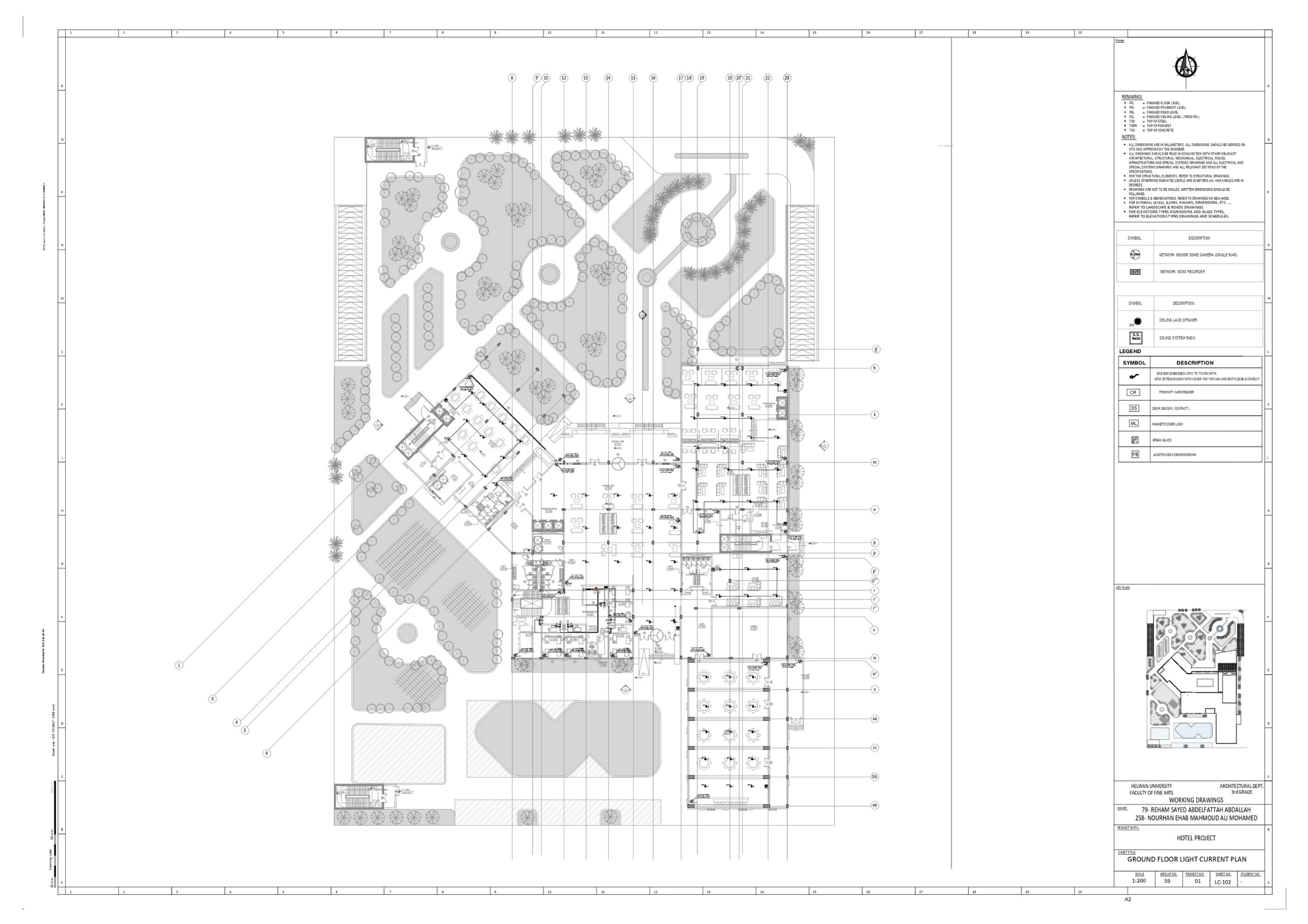 RENOS(3  STARS HOTEL)技术绘图项目丨赫勒万大学美术学院建筑系-52