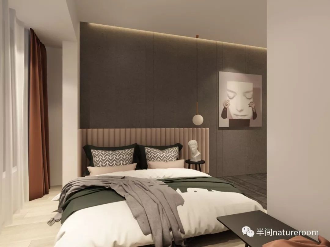 半间软装设计打造现代蒙元风白色空间-23