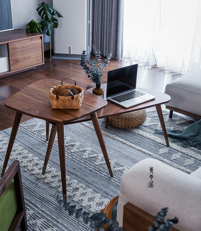 110㎡现代风格住宅  青云居设计-11